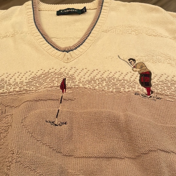 Vintage Carmel golf sweater - Picture 3 of 3